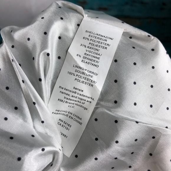 Stitch Fix Rebekah Olive Green Polka Dot Blazer - Picture 7 of 7